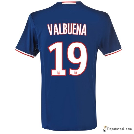 Camiseta Lyon Replica Segunda Ropa Valbuena 2016/17 Azul